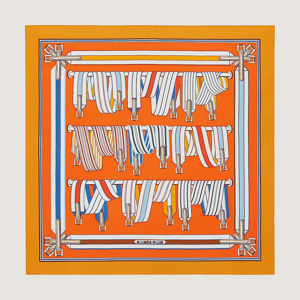 Les Sangles Finesse scarf 140 | Hermès Singapore